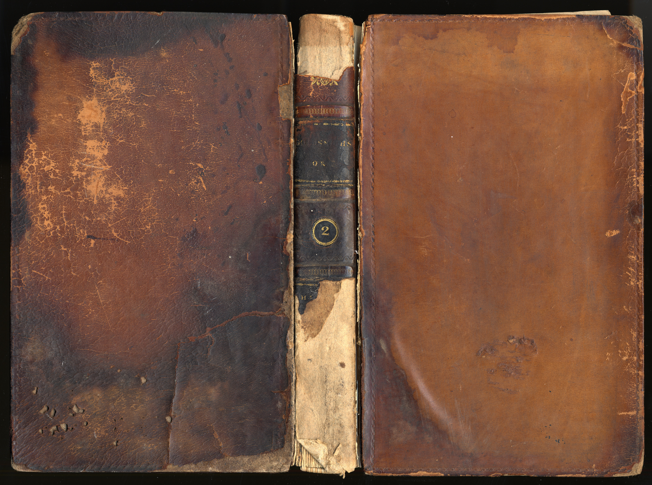 VIntage Leather Book Cover XXXL